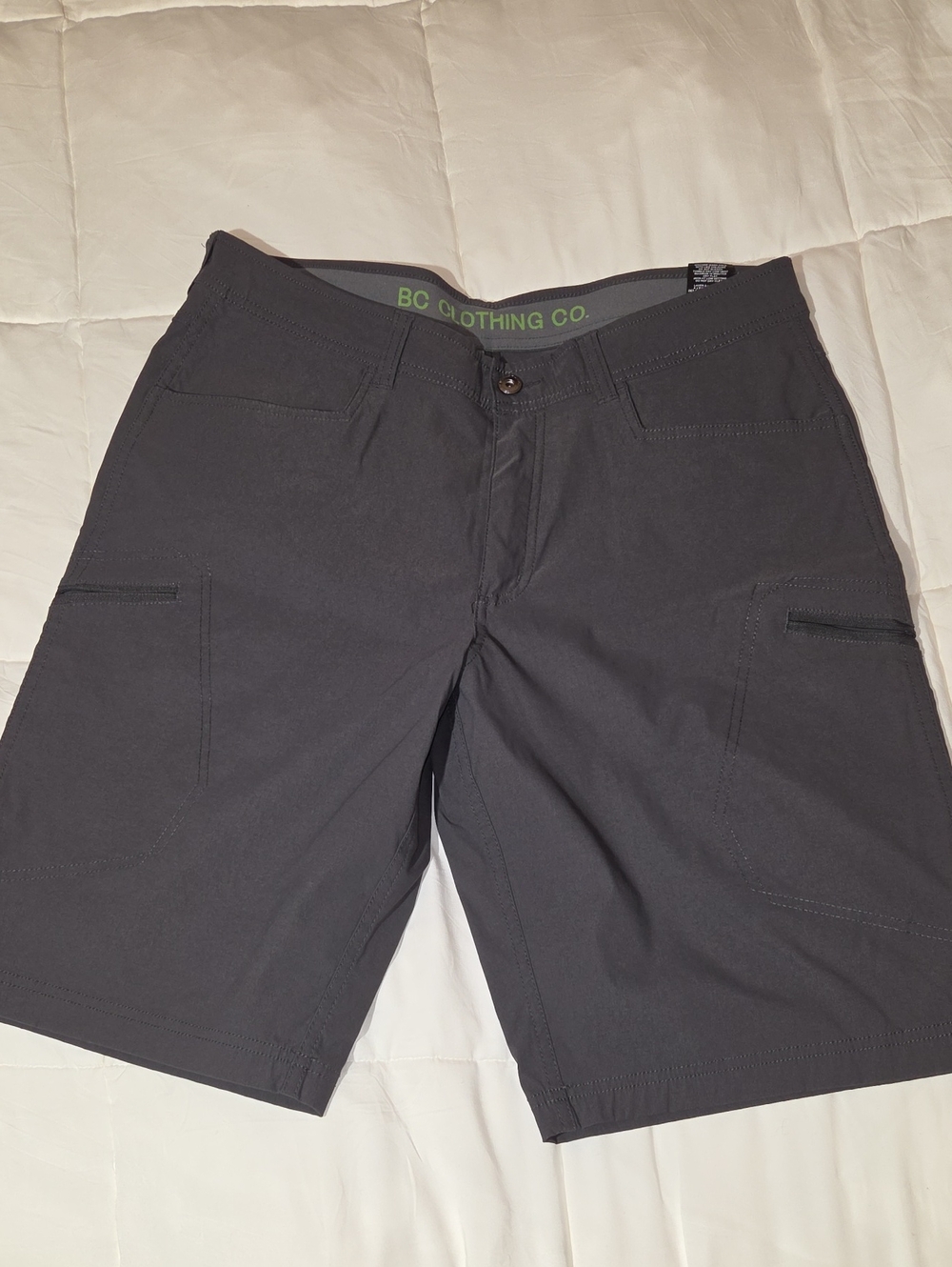 Men's Charcoal Cargo Shorts - Everyday Utility